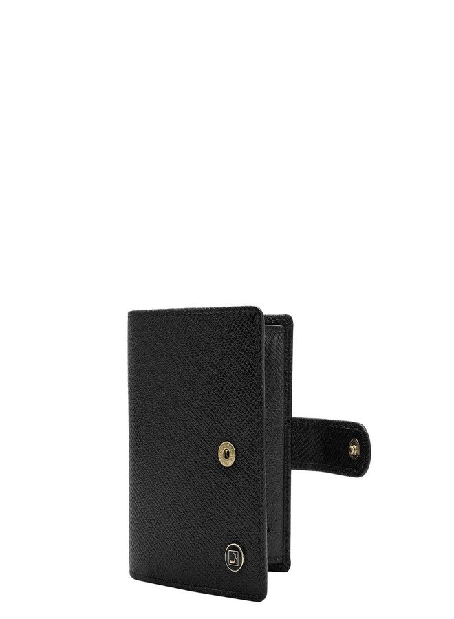 Da Milano Leather Card Holder for Men & for Women - Black - Image 2